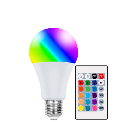 China RGB E27 Residential Light Bulb 5W Plastic Aluminum Smart Led Light Bulb In Living Room for sale