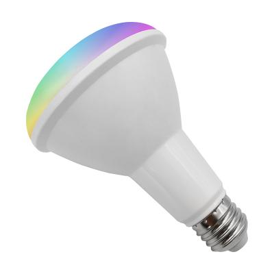 China Residential hot sale bulb BR30 led bulb light RGB plastic aluminum E27 bulb in residential for sale