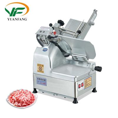 China Hotels 12inch Fully Automatic Electric Frozen Meat Desktop Meat Slicer for sale