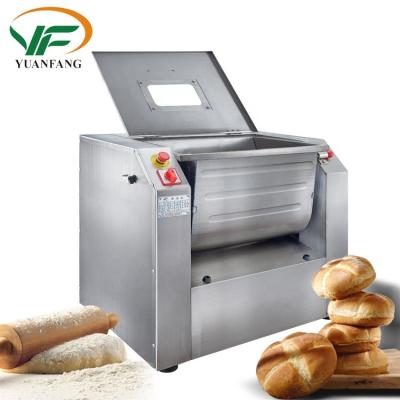 China Commercial Sourcing 15KG Bread Pizza Dough Machine Horizontal Industrial Mixer Machine Commercial Flour Mixer for sale