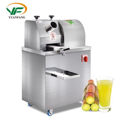 China electric beverage fruit shop stainless steel sugarcane juicer machine/industrial sugarcane mill machine for shop use for sale