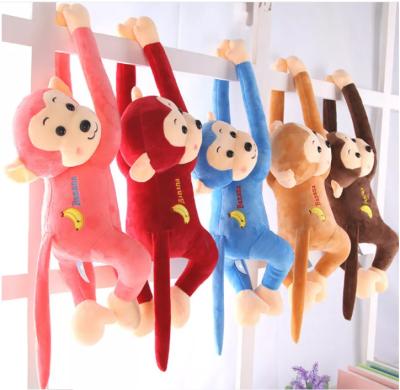 China Promotional Colorful Hot Selling Cute Long Arms Soft Toys Monkey Company Gifts for Adults and Kids Monkey Soft Toys for sale