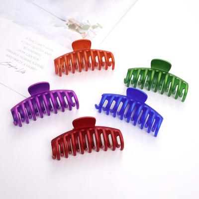 China Decorate transparent hair claw clips hairpin side clip girl hair accessories large size vivid size for sale