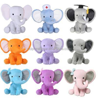 China New Arrival Promotional High Quality Creative Cartoon Super Cute Soft Custom Plush Toy For Adult Children Company Gifts Elephants for sale