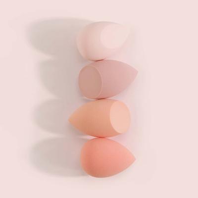 China Ladies makeup wholesale portable makeup sponge dry and wet superfine fiber do not eat powder beauty eggs for sale