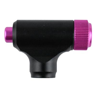 China Factory Price Aluminum / Alloy Cycling Accessories Bike Inflator Bicycle Compressor CO2 Pump Nozzle for sale