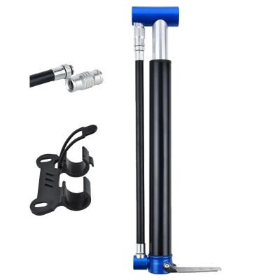 China Aluminum/Alloy Bicycle Tools Accessories Foot Pump Carry Traveling Bike Tire Easy Inflation Mini Floor Pump for sale