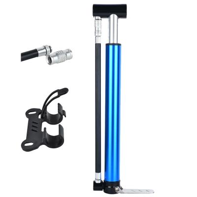 China Aluminum/Alloy Bicycle Tire Air Inflator Mini Floor Bike Pump Air High Pressure Compressor 130psi for sale