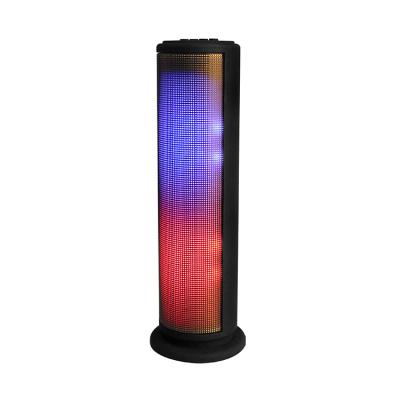 China Portable Rechargeable Bass Stereo Wireless LED Light Factory Price Blue Tooth Speaker With MIC for sale