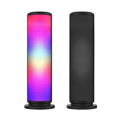 China Good Quality Cordless Stereo Sound LED Colorful Light Wireless Blue Tooth Speaker For Mobile Phone for sale