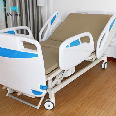 China Cheap Price ABS Aluminum Alloy 3 Crank Manual Patient Hospital Medical Equipment Patient Bed With Toilet for sale