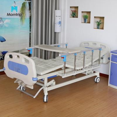 China ABS 3 Years Warranty Customized Color Three Functions Icu Hospital Bed Equipment Electric Luxury Hospital Bed for sale