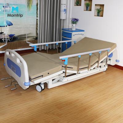 China Wholesale High Quality ABS Medical Equipment 5 Function Manual ICU Patient Care Folding Hospital Bed for sale