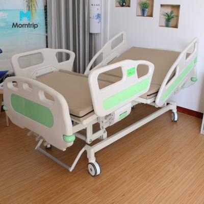 China Hot Selling ABS Hospital Funiture ICU Manual Emergency Elevator Patient Hospital Beds Manufacturer for sale