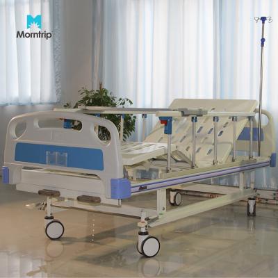 China ABS Furniture Medical Hospital Equipment Patient Bed Two Function Metal Electric Nursing Bed For Health Care for sale