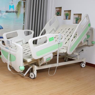 China Medical Equipment Patient ABS Bed ABS Handrails 3 Functions Clinic Room Detachable Nursing Bed for sale