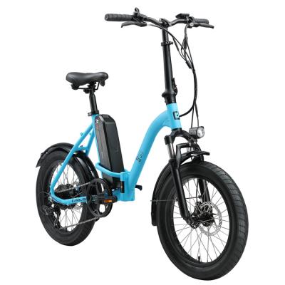 China Customized OEM 12.5AH aluminum alloy mini city folding electric bike fat tire 750w fat tire with shimano gear for sale