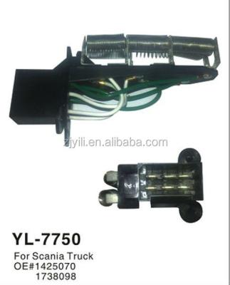 China YL-7750 Air ConditioningTruck Turbine Resistor 1425070 1738098 Heater Resistor Rheostat 2 for sale