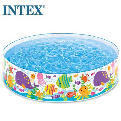 China Intex 56452 Ocean Play Snapset Pool Rigid Floating Water Entertainment Intex 56452 Ocean Play Snapset Pool Kids Pool Water Floating Entertainment 183x38cm for sale