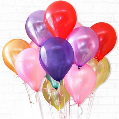 China Wholesale Eco-Friendly Pearl Party Latex Balloon Happy Birthday Decoration Party Balloons for sale