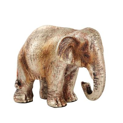 China Nordic Retro Europe Popular Home Decorations Resin Elephant Figurine for sale