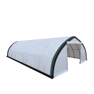 China Peak Top 9.15m x 18m Single Truss Storage Shelter Portable Outdoor Carport Parking Tent Car Tent Garage for sale