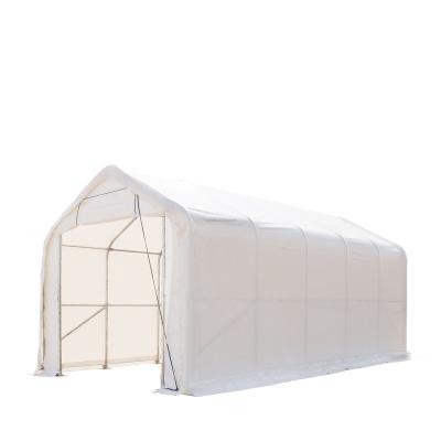 China Economic 15' x 25' RV Motorhome Storage Shelter with Heavy Duty 17oz PVC Fabric Cover for sale