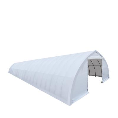 China Durable TMG industry heavy duty 20' x 30' peak top carport storage shelters pvc dome tent for sale