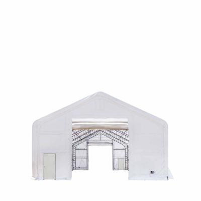 China Peak Top Factory Supplies Cheap Reinforced Double Truss Shelter Outdoor Garden Car Storage Shed Carport Garage Tent for sale