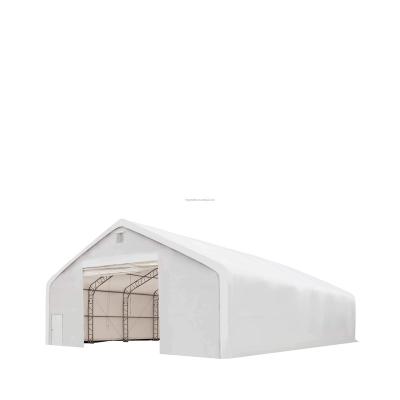 China Durable 40' x 60' Dual Truss Storage Shelter with Heavy Duty PVC PE Cover for sale