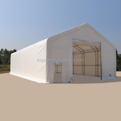 China Metal Metal  Shelter  Dual Truss Storage Peak Ceiling Tent/Garage for sale