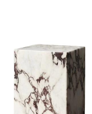 China Luxury Natural Marble Calacatta Viola Marble Plinth, Home Decor, Plinth Pedestal For Sale for sale