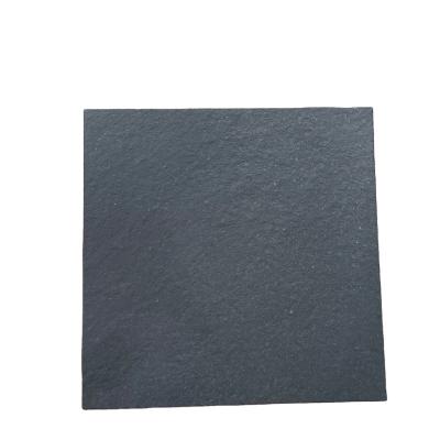 China Modern Black Thin Exterior Granite Tile 30x30 / 30x60cm Customized Size Flamed / Honed Exterior Free Sample for sale