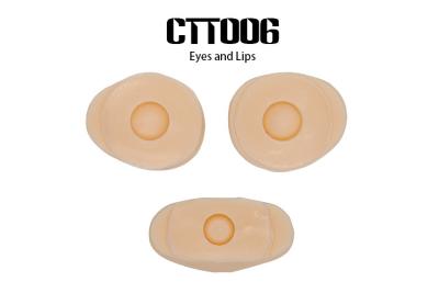 China trennbarer vorbildlicher Kopf 3D mit Augen u. der Lippe für dauerhaftes Make-uptraining zu verkaufen