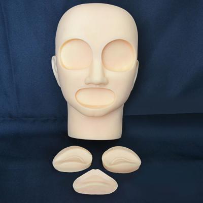 China Silikon-Material halb PMU üben vorbildlichen Kopf mit entfernbaren Augen und den Lippen zu verkaufen