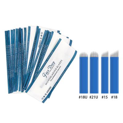 China 304 Edelstahl NANO--0.16mm biegen Microblading-Blätter/Micropigmentations-Nadeln zu verkaufen