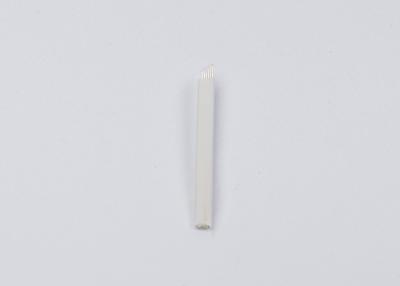 中国 最低の外傷0.25mm 9つのPinの3D眉毛のMicrobladingのペンのための白いカーブの刃 販売のため