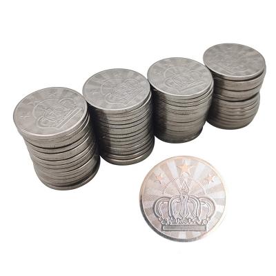 China Wholesale Customized Metal Stainless Steel Metal Arcade Game Machine Token Coin for sale