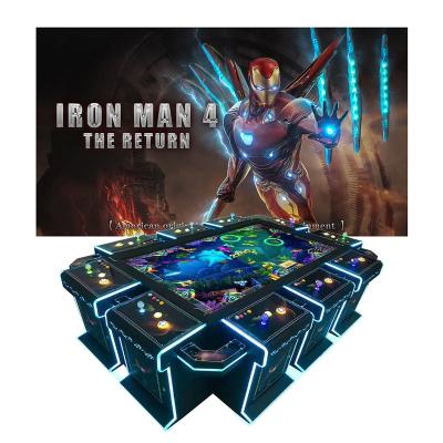 China Direct Wholesale Popular Fish Hunter Arcade Fishing Table Game Machine Iron Man From USA Manufacturer 3/4/6/8/10 4 Fish Game Machine Host Accessories for sale