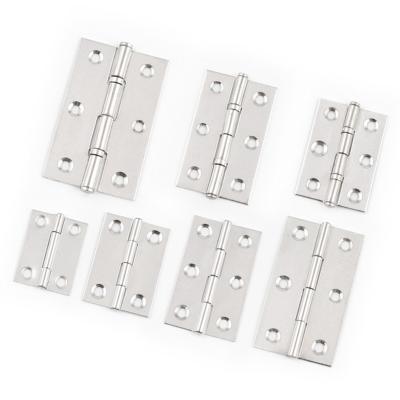 China Factory Price Solider Modern High Quality Square Corner 1-3 Inch Stainless Steel Cabinet Door Hinges Steel Butt Hinge Door Hinges for sale