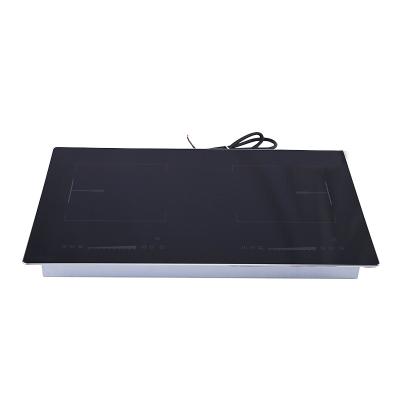 China Hotel 2021 New Modern Design Black Integrated Cooktop Profissional Induction And Electric Cooktop Stove for sale