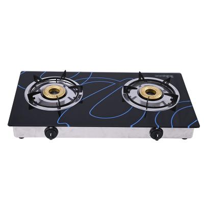 China Hotel 2021 New Design Modern Black Induction Cooktop Stove Gas Cooktop Gas Stove And Burner Cooktop Gas Stove for sale