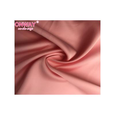 China Hot Selling Sustainable New Design 100% Acetic Acid Recycled Polyester Fabric 150Dvic*180Dcey 2022 Stain Fabric For Garment for sale