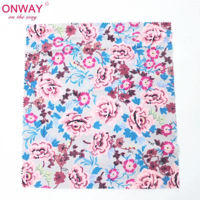 China New Factory Stock 2022 Viable Design Customized All Available 100% Cotton Flannel Printing Fabric For Garment for sale