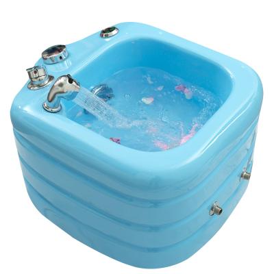 China Portable YOYO Company Pipeless Pedicure Sinks Foot Sink /spa Tub Foot Spa Sink Foot Massage Chair with Jet CE Certification Foot Spa for Kids Adults for sale