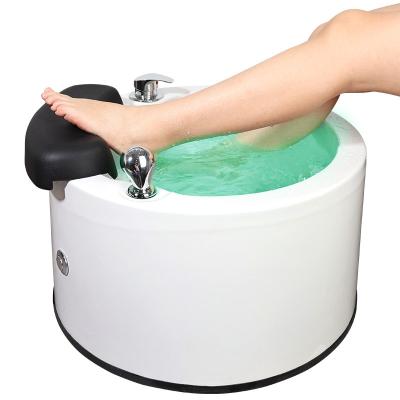 China Modern home beauty salon foot spa bucket pedicure basin pedicure chair lights and bubbles pedicure bowl for sale