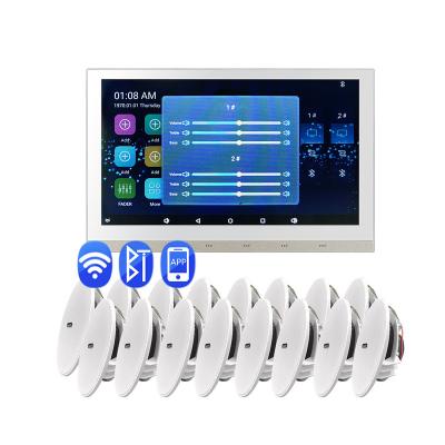 China Music Mobile Phone Audio Sound Control 10 Inch WiFi BT Wall Amplifier Home Theater System 10inch HD Touch Screen for sale