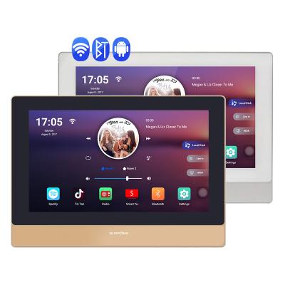 China Android 8.1 7inch HD Amplifier Multiroom Multiroom Equalizer Amplifier Screen 7inch WIFI BT Smart Audio Stereo Touch Screen for sale