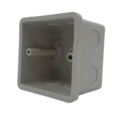 China In The Wall Home Wall Mounted 86 Thicker Plastic Switch In The Wall Amplifier Enclosure International Standard Installtaion Back Wall Mounted Box for sale