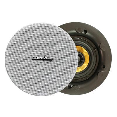 China PORTABLE PA System Ceiling Speaker 4inch Edge Narrow Silk Shell 20core Tweeter Bathroom In Wall Music Speaker for sale